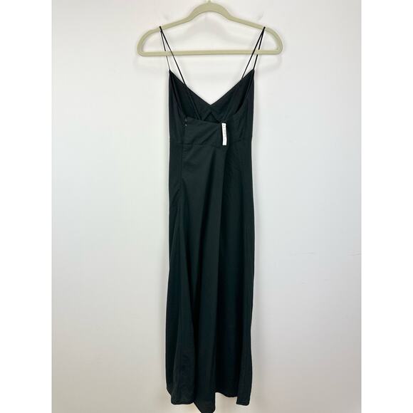 Madewell Sleek Black Midi Dress - Picture 8 of 15